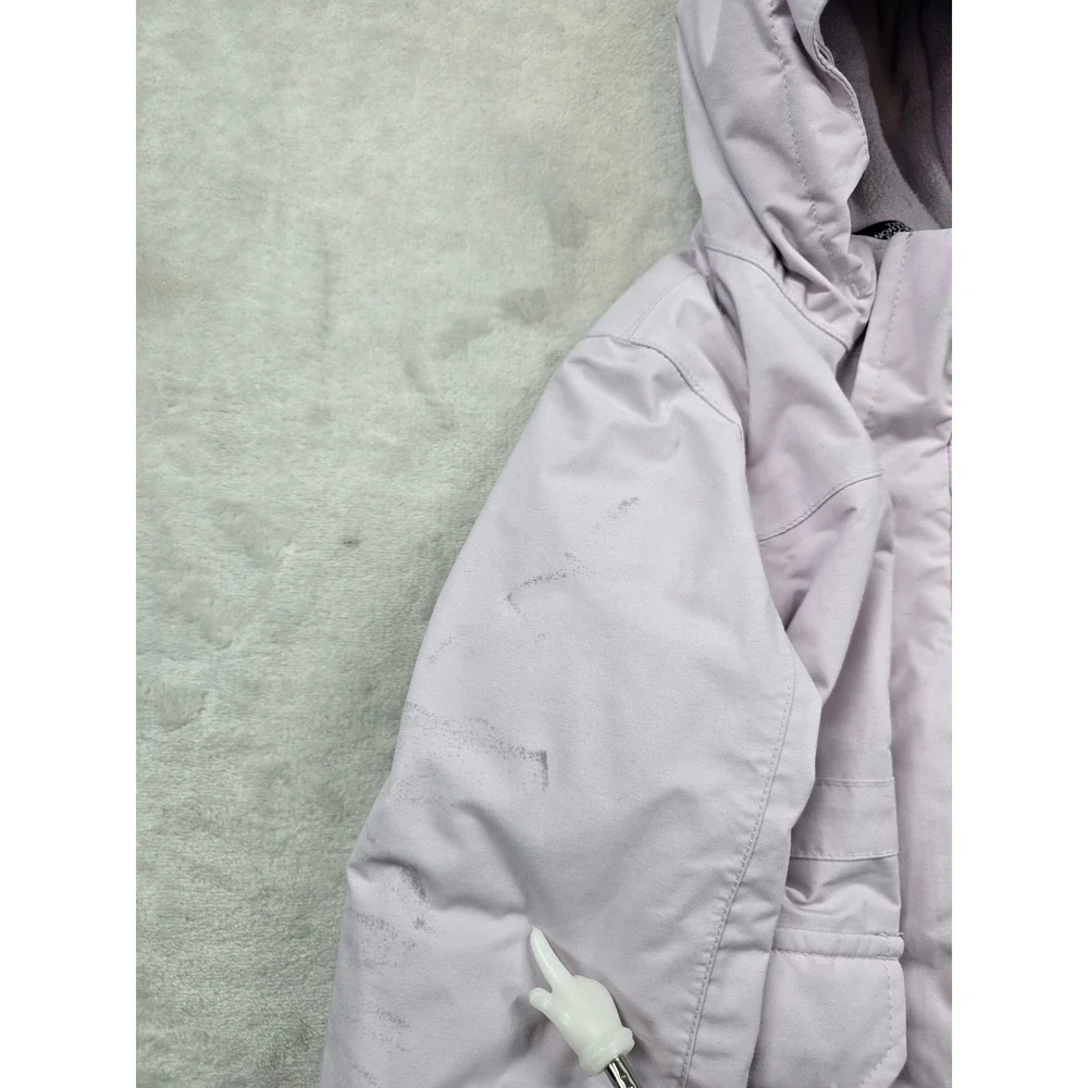 The North‎ Face Down Parka Kids Girls 3T Lavender Nylon Down Hooded Jacket